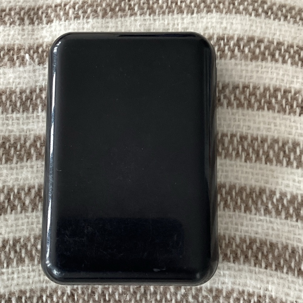 Sleek Black Compact charger